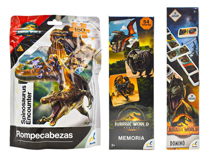 Jurassic World Pack Domino Memory Puzzle #2 Novelty