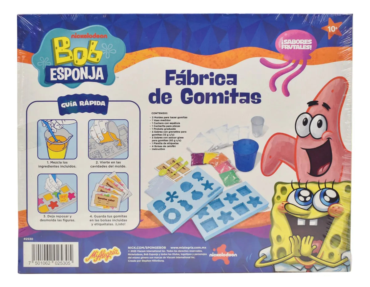Bob Esponja Fabrica De Gomitas Mi Alegria