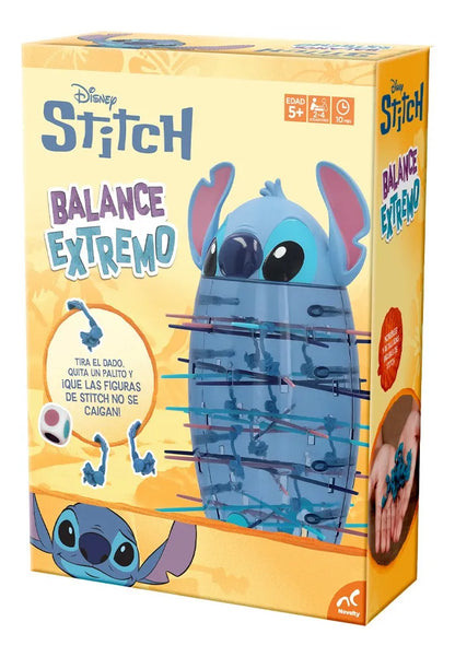 Juego de Mesa Stitch Balance Extremo Original Novelty | Desafío de Equilibrio Divertido para Niños y Fans de Disney