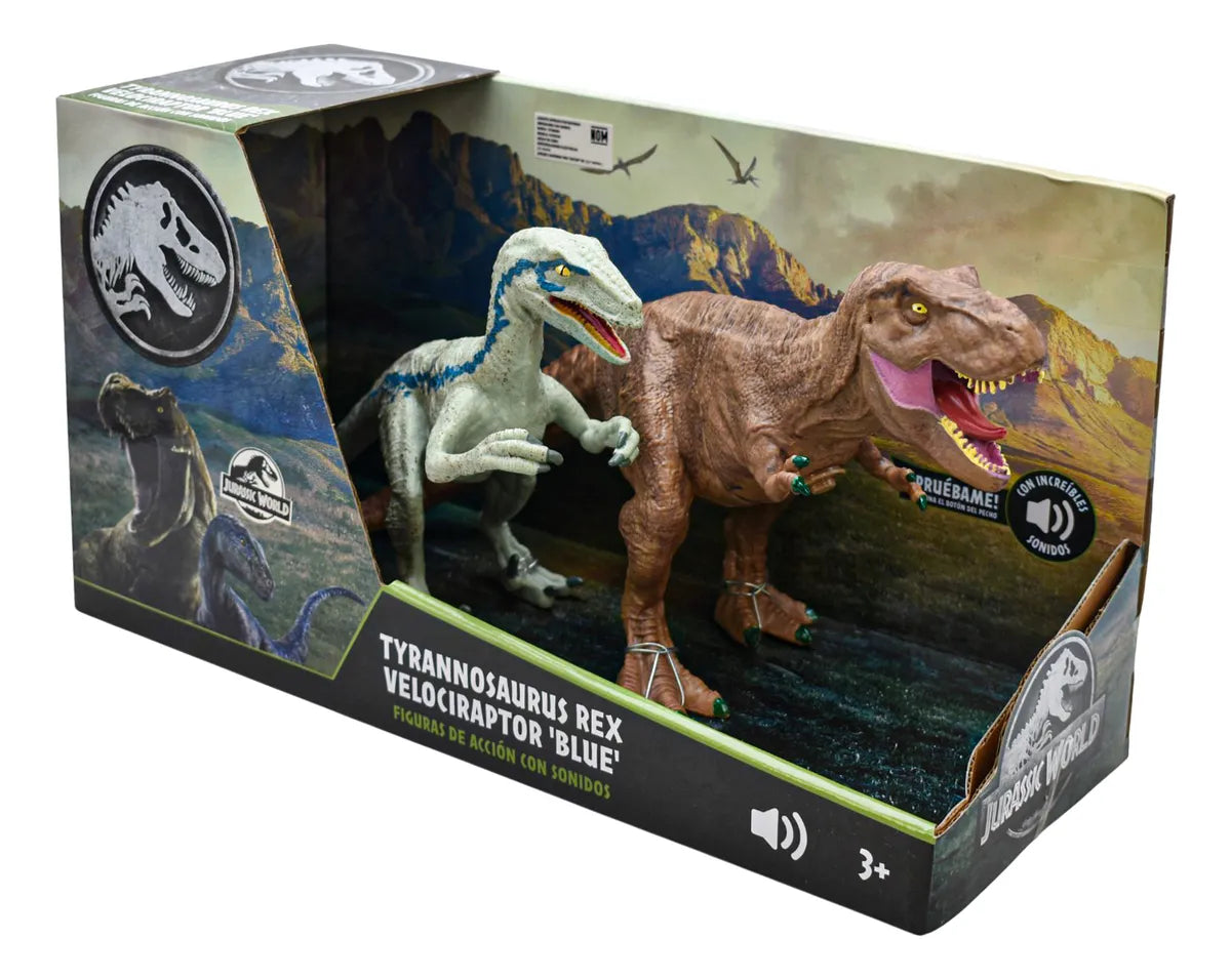 Jurassic World Pack 4 Dinosaurios Con Sonido #2 Toymark
