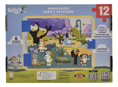 Bluey Pack 3 Sets De Rompecabezas Novelty