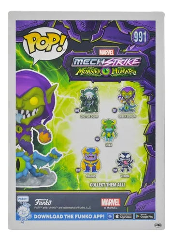Marvel Mech Strike Monster Hunters Green Goblin #991 Funko