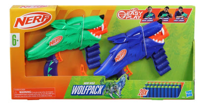 Lanzador Nerf Wild Wolfpack Azul