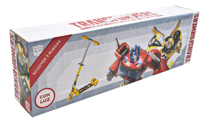Transformers Scooter 3 Ruedas Con Luz Al Azar Toymark Amarillo/violeta Transformers