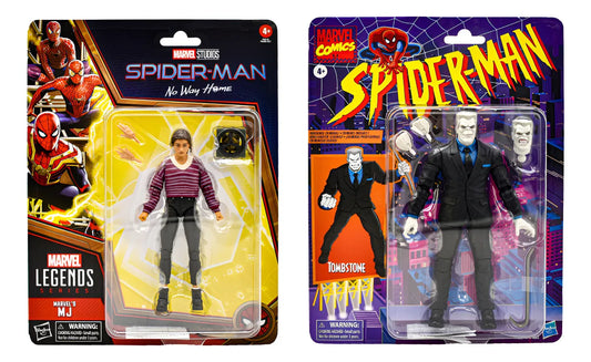 Marvel Spiderman Pack Tombstone Y Mj 15 Cm Hasbro
