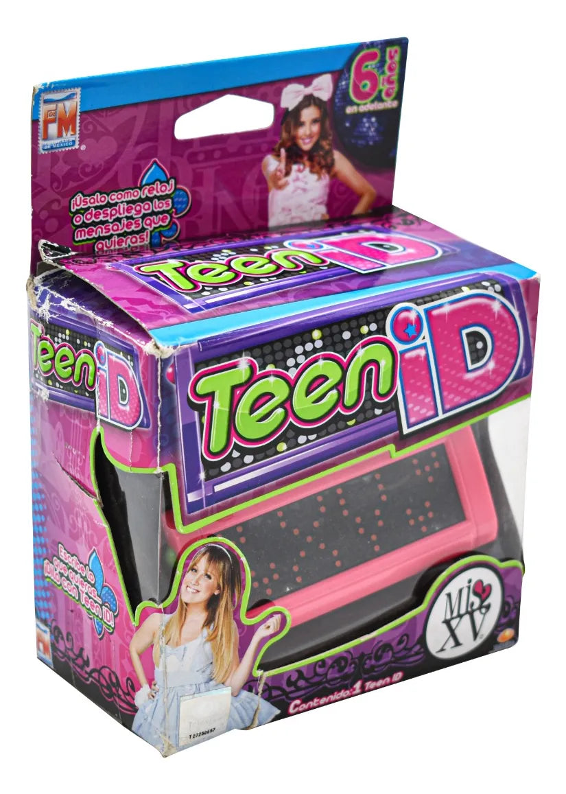 Teen Id Rosa Reloj Iconos Con Mensajes Luminosos Fotorama Cd