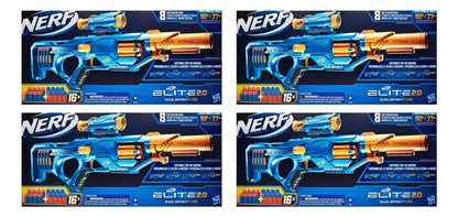 Nerf Pack 4 Nerf Elite 2.0 Eaglepoint Rd-8 16 Dardos Hasbro Multicolor