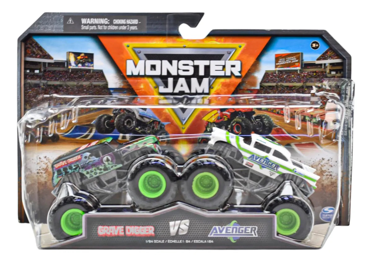 Monster Jam Vs Pack 2 Escala 1:64 Serie 26 #2 Spin Master Cf Multicolor