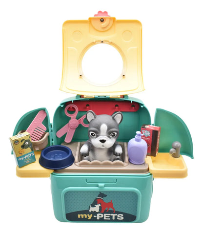 Maletin Estetica De Animales Perrito Azul My Pets 008-967a