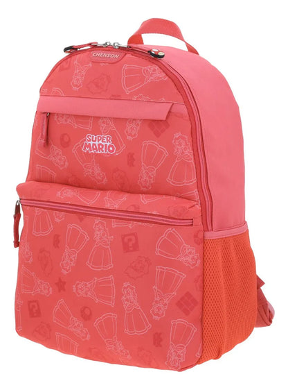 Mochila Escolar Grande Chenson Mario Peach Princesa Stool Mb66500-p Rosa