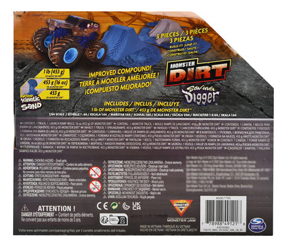 Monster Jam Dirt Pack Son Uva Y Monster Mutt Spin Master Azul