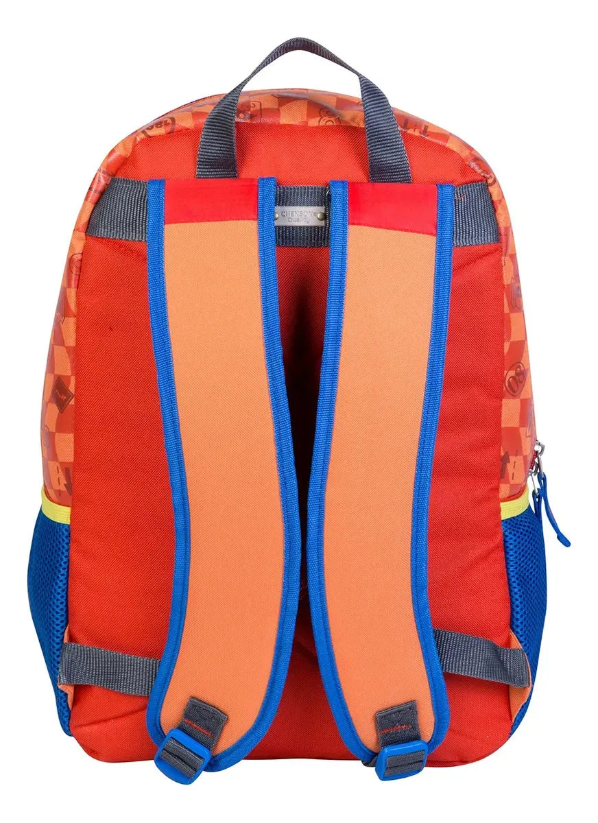 Mario Kart Backpack and Pencil Case Set MB63109 Primary School Chenson Orange Print