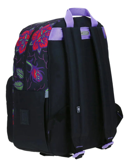 Mochila Y Lapicera Disney Villains Malefica Primaria Chenson Negro Estampado