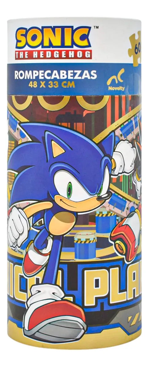 Sonic The Hedgehog Rompecabezas 60 Pzs 48x33cm Novelty
