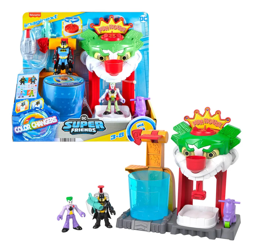 Imaginext DC Super Friends Set de Juego The Joker™ y la Casa de la Risa para niños de 3 años en adelante