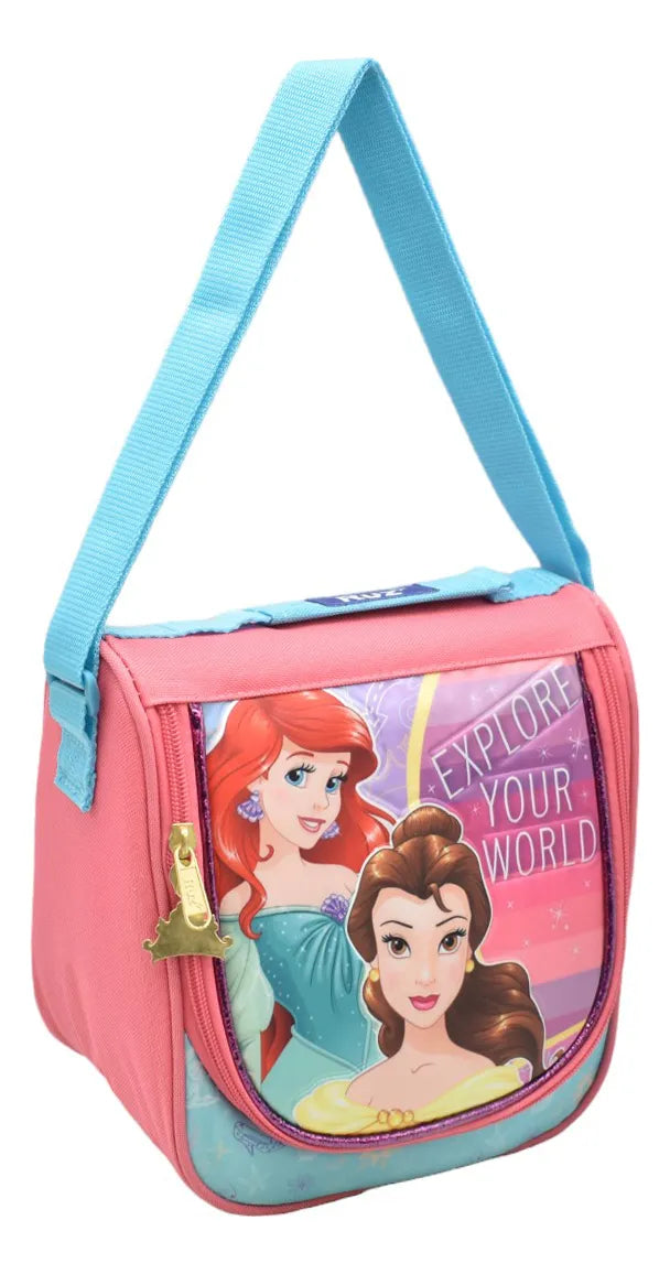Mochila Disney Princesa Explore Kit 2pz Primaria 158744 Ruz Rosa Estampado, Relieve