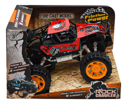 Mad Runner Pack 2 Vehiculos Rock Crawler Z160 Rock Crawler Rojo/azul