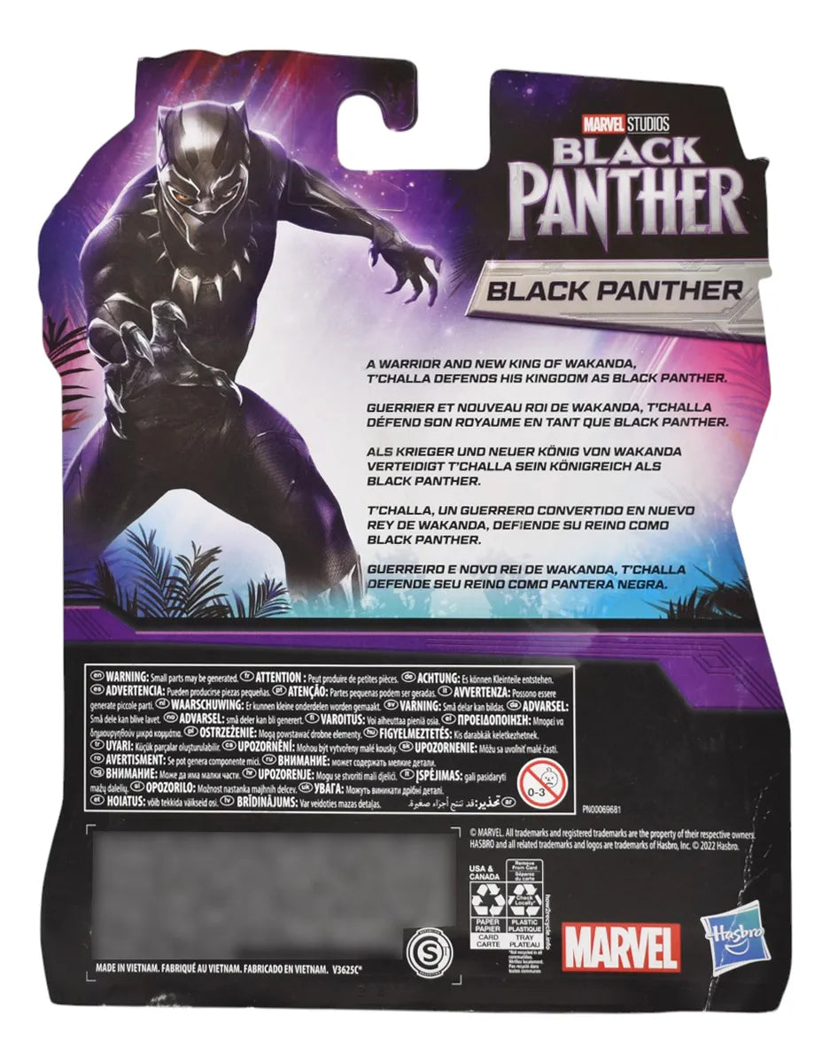 Marvel Avengers Black Panther 15 Cm Lanza Violeta Hasbro Cd