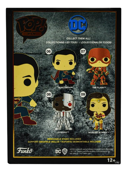 Liga De La Justicia Superman #06 Esmaltado Pin Funko Pop