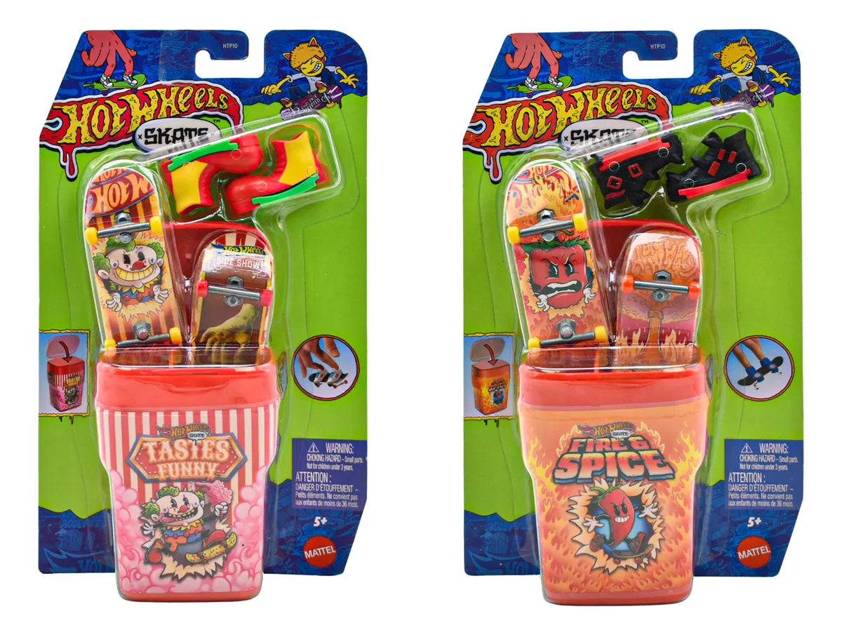 Hot Wheels Skate Pack 2 Sets Con Estuche #1 Mattel Multicolor