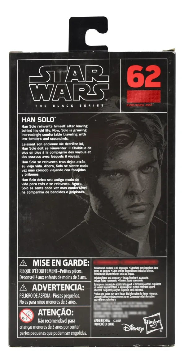 Star Wars Han Solo The Black Series Hasbro Cd
