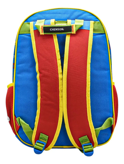 Mochila Y Lapicera Mario Bros Mb64544 Chenson Con Detalle Multicolor 3d Tornasol