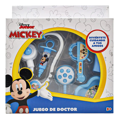 Disney Mickey Y Frozen Pack 2 Juegos De Doctor Toymark Azul