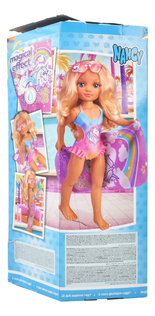 Nancy Un Dia Con Toalla Magica Muñeca 43cm Famosa Cd
