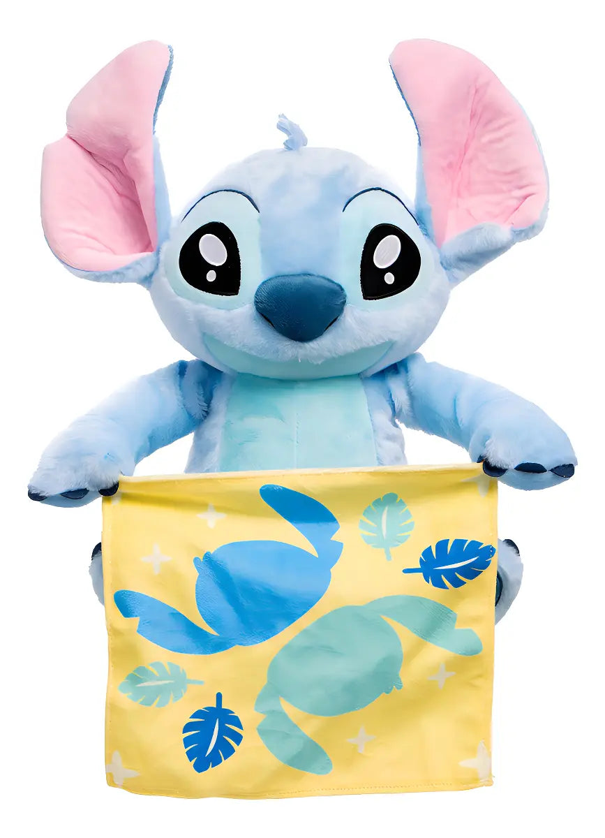 Disney Stitch Peluche Interactivo Peek A Boo 33cm Ruz