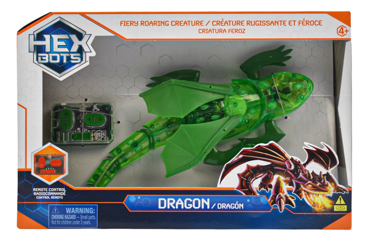 Hex Bots Pack 2 Sets Dragon Verde Y Nano Bugs Spin Master Dragón Verde