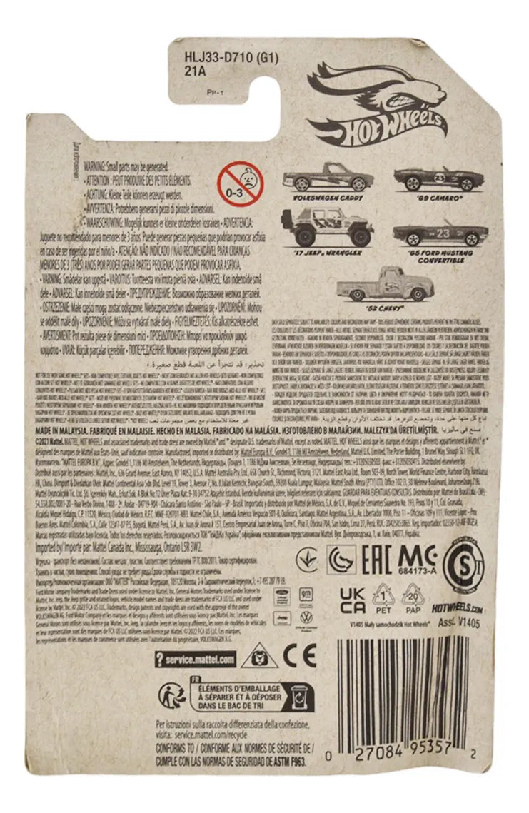 Hot Wheels 65 Ford Mustang Convertible Mattel Da Rojo