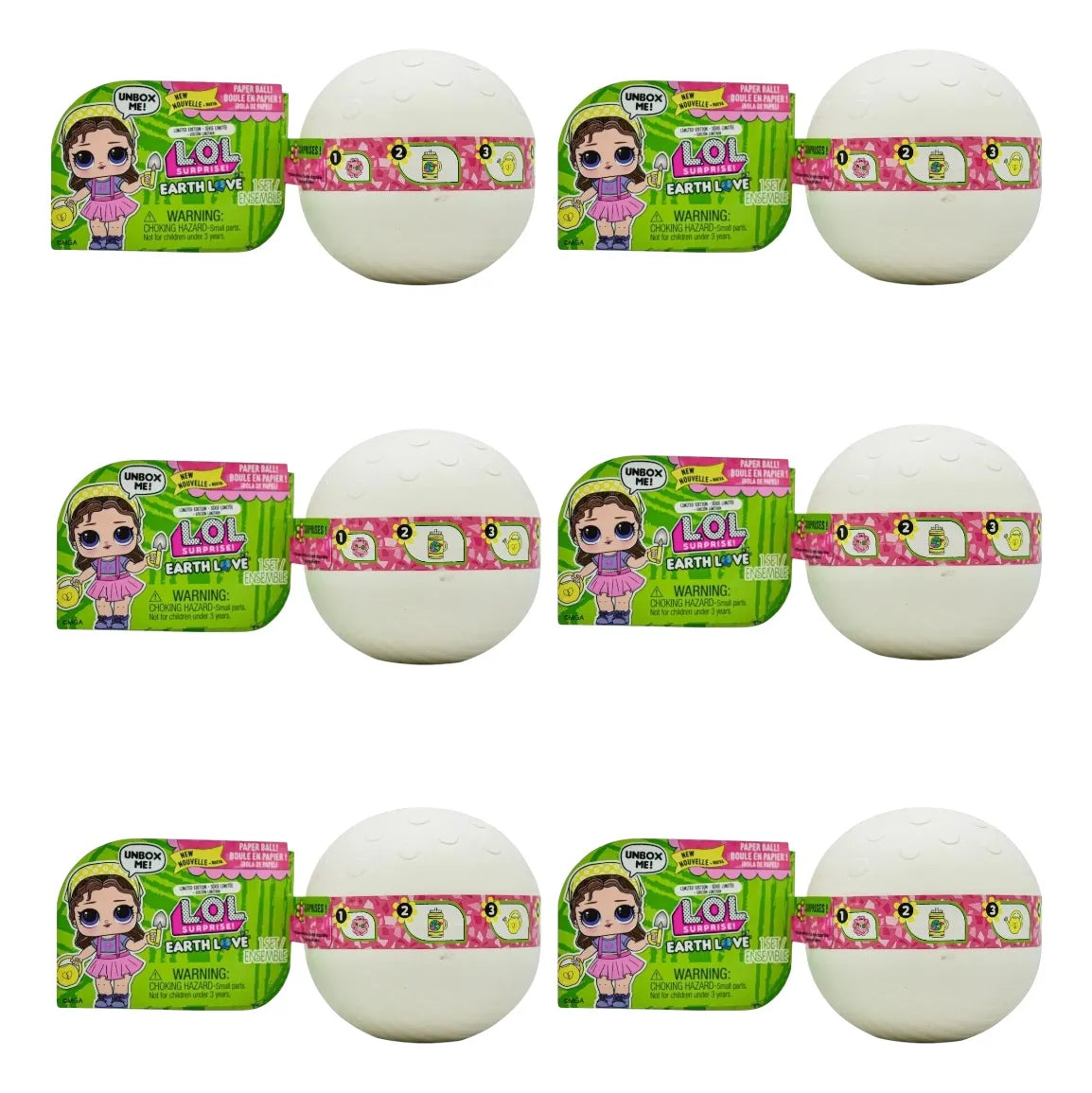 Lol Surprise Earth Love Cactus Pack 6 Muñecas Sorpresa Mga