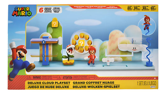 Super Mario Set Juego De Nube Deluxe Jakks Pacific Multicolor