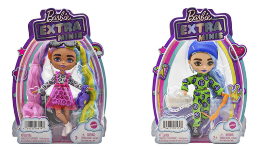 Barbie Extra Minis Pack 2 Muñecas 14cm Hgp62 Mattel