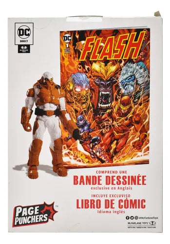 Dc Heat Wave The Flash Comic Page Punchers Mcfarlane Toys Cd