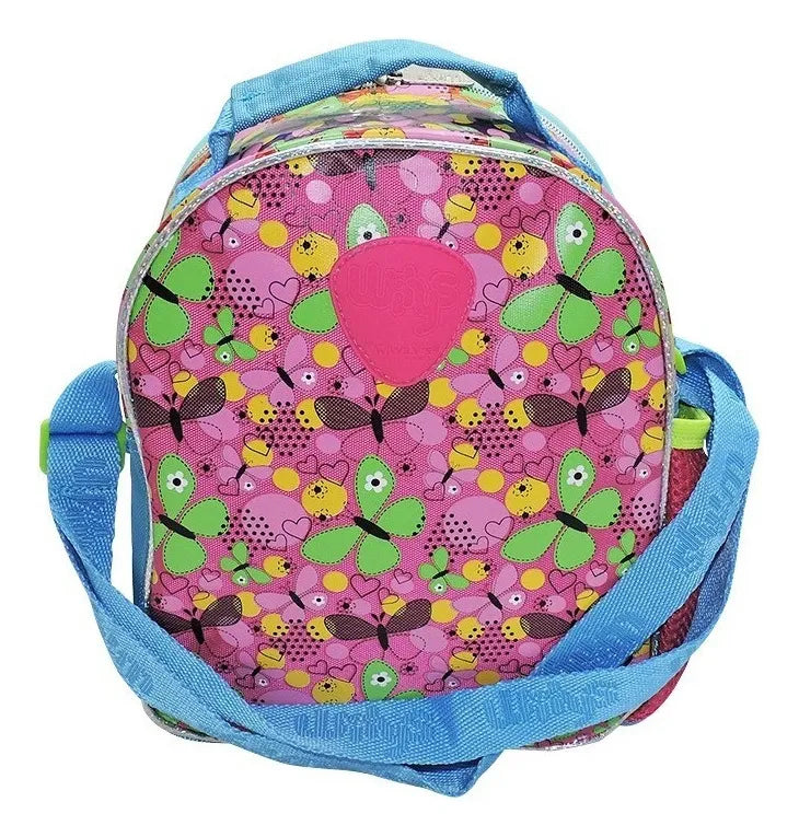Lonchera Mariposa Glitter Wilys Wt304 Rosa