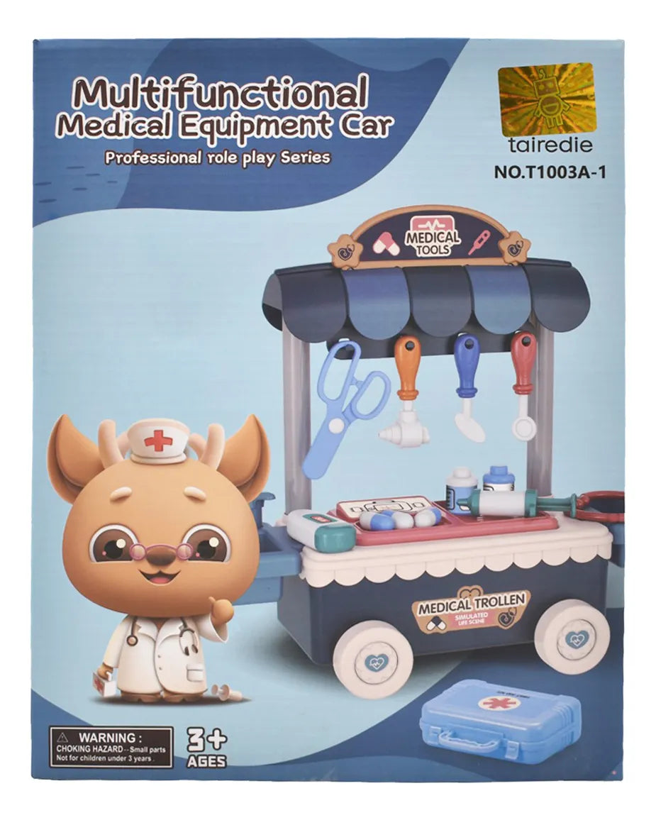 Carro Multifuncional De Equipos Medicos Juego De Rol T1003a