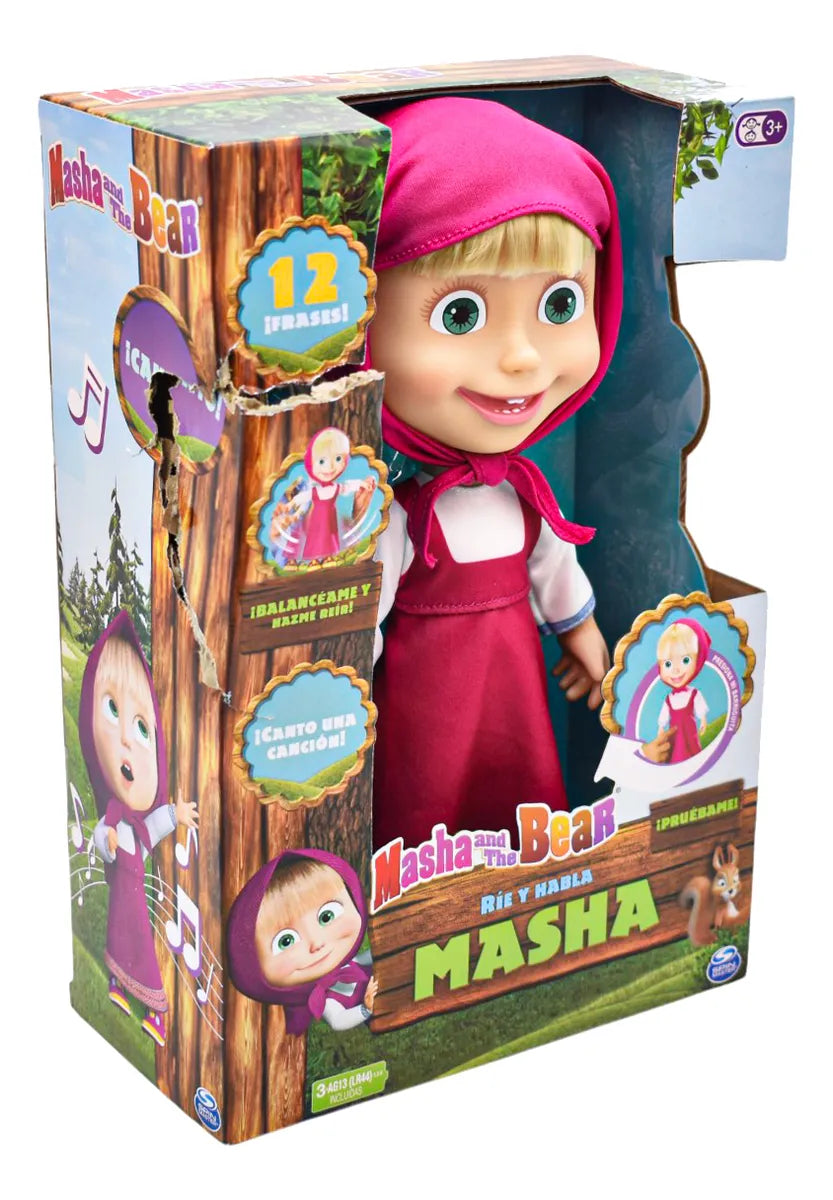 Masha and the Bear 28 cm Talks 12 Phrases Spin Master
