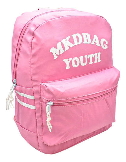 Mochila Mkdbag Youth Kit 3pz Rosa Ll23bjm065 Detalle Rosa Estampado