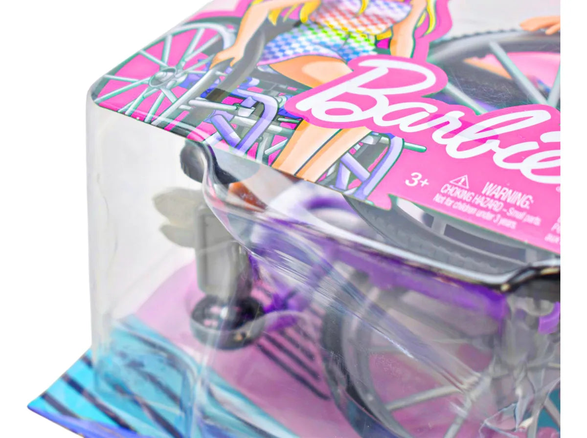 Barbie Muñeca Silla De Ruedas Vestido Multicolor Mattel Cf