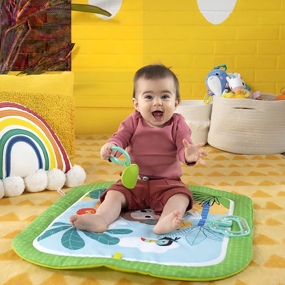 Tapete De Bebé Bright Starts Easy Breezy Centro De Actividad Color Verde