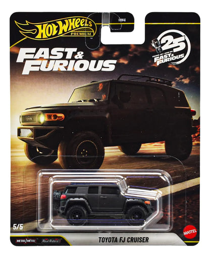 Hot Wheels Premium Fast And Furious 1:64 Pack 2 Pz Mattel Multicolor