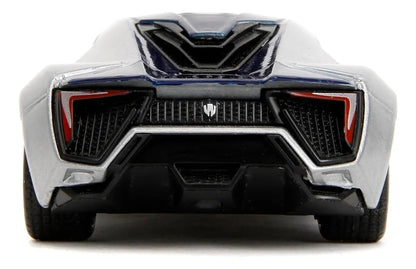 Pink Slips Lykan Hypersport 1:32 Jada Plateado Azul