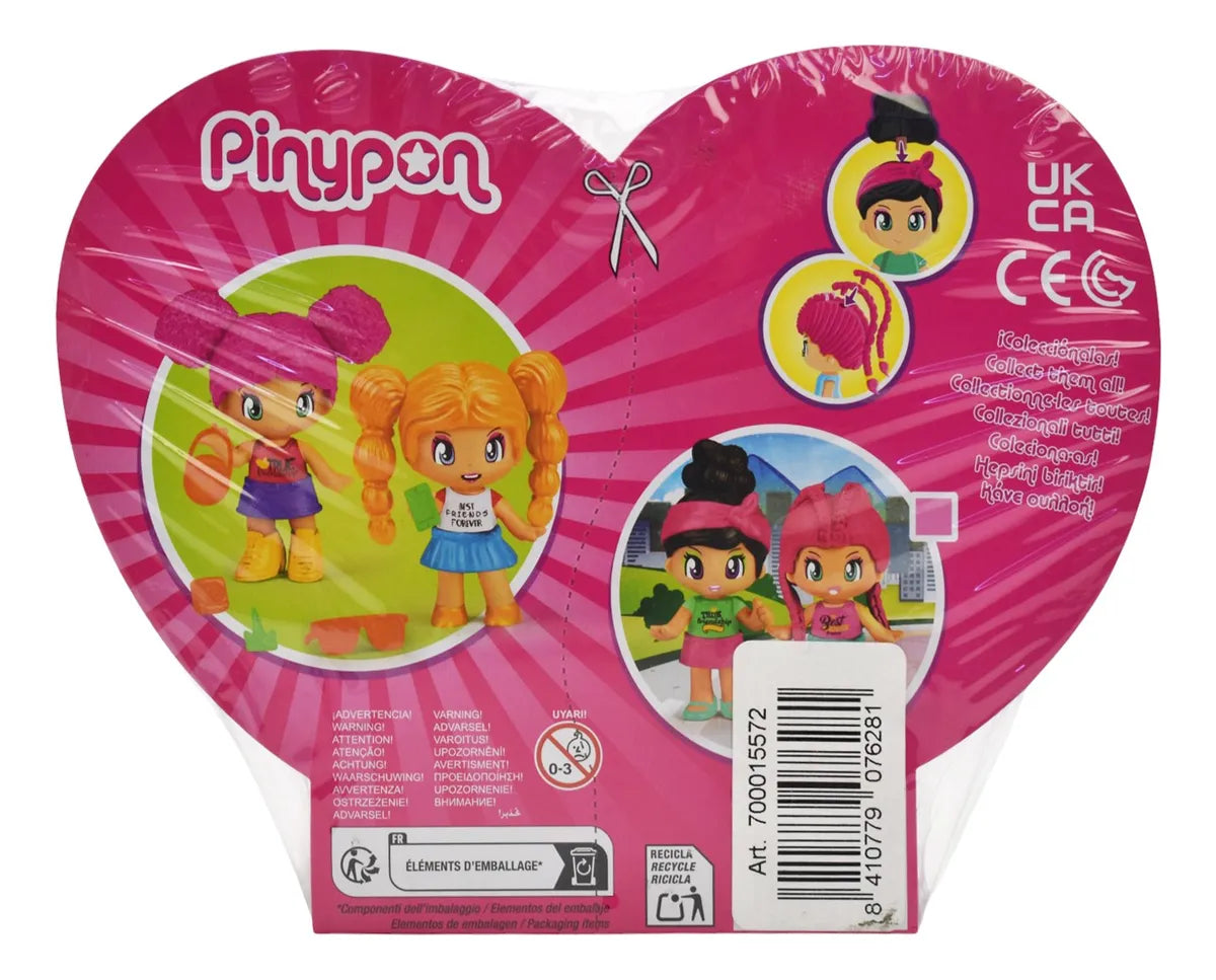 Pinypon Bff Pack 4 Muñecas 8cm Famosa