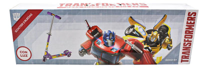 Transformers Scooter 3 Ruedas Con Luz Al Azar Toymark Amarillo/violeta Transformers