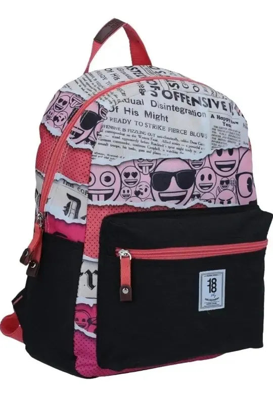 Mochila Garana Estampado Emojis 1818 Kinder Chenson