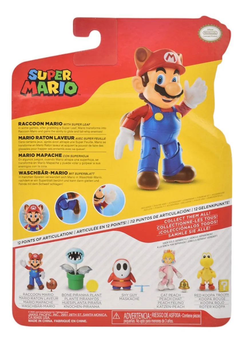 Super Mario Bros Pack 5 Personajes Jakks Pacific