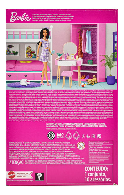 Barbie Decoracion Con Muebles Pack 3 Pzas Hjv32 Mattel