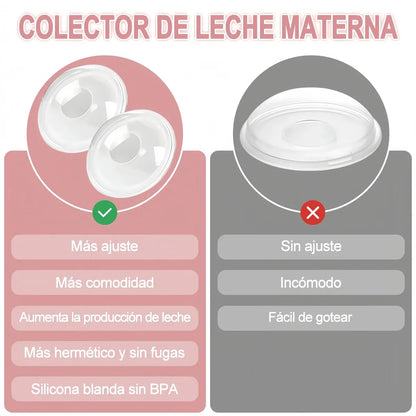 Conchas Recolectoras De Leche Materna Protectores Pezón 6pzs