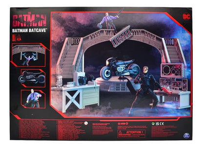 The Batman Baticueva Con Accesorios Dc Spin Master Gris Oscuro